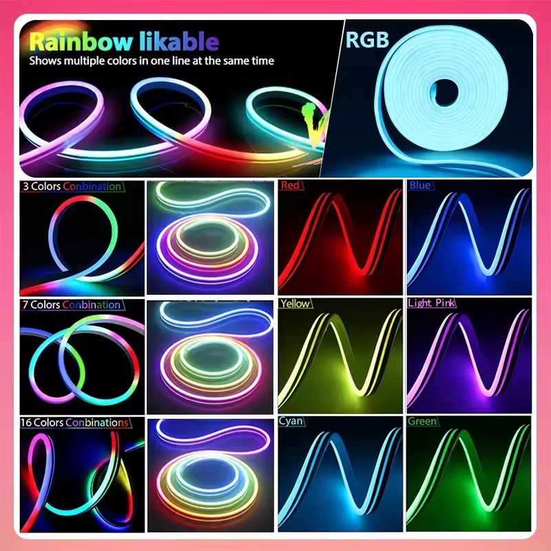 شريط نيون LED قابل للبرمجة 24  - مراجعة Outdoor Power Strip Weatherproof وسعره