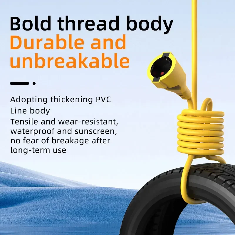 شريط طاقة 4 كيلو واط 16 أمبير  - مراجعة Outdoor Power Strip Weatherproof وسعره