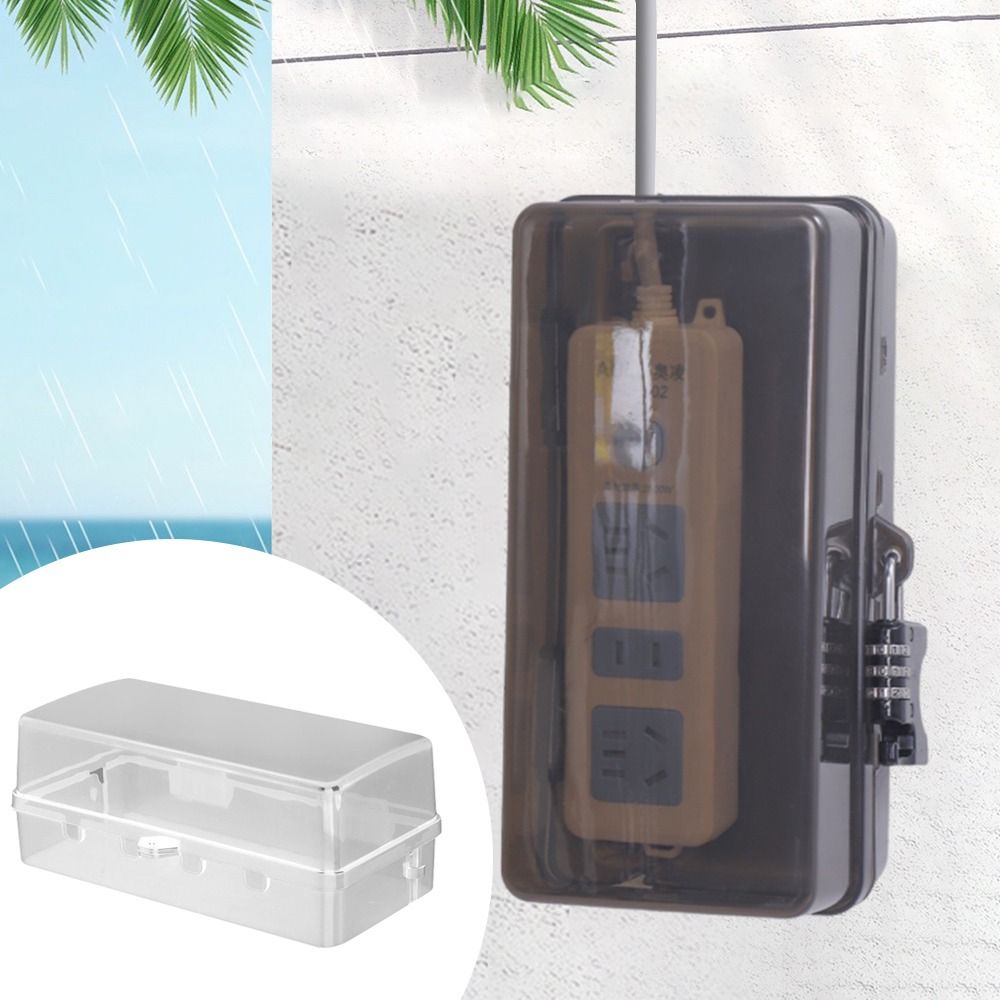 صندوق بلاستيكي محمول مضاد للسر - مراجعة Outdoor Power Strip Weatherproof وسعره