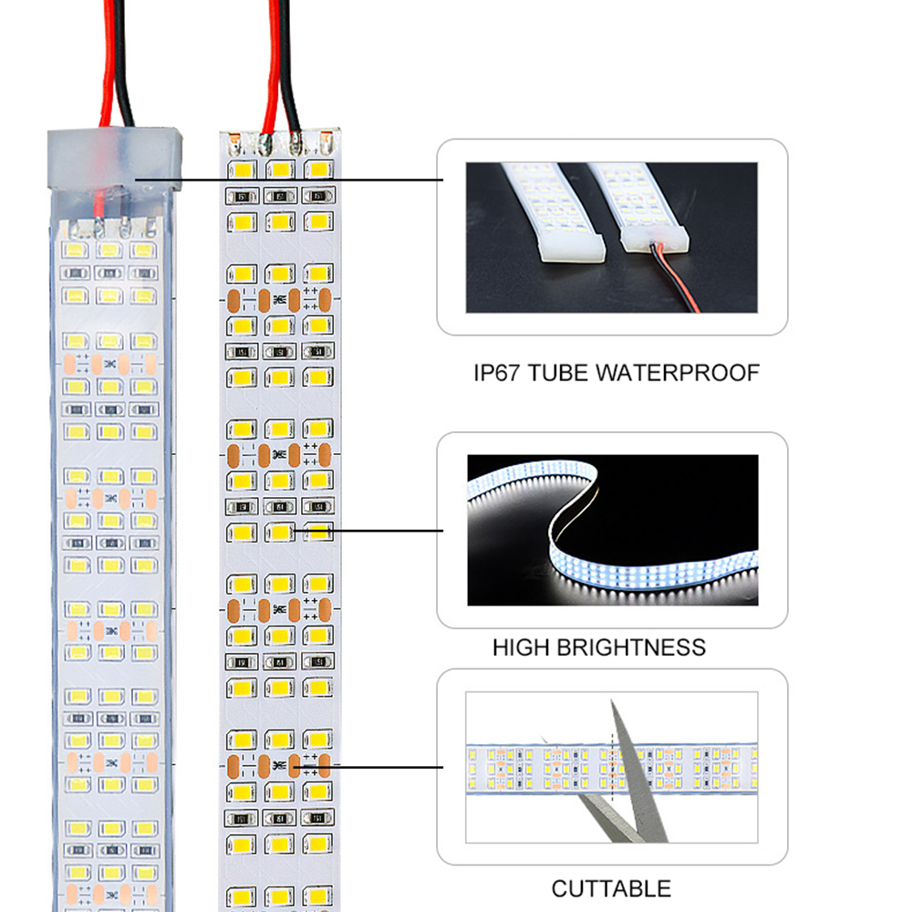 5 متر سطوع عالية SMD2835 ثلاثة - مراجعة Outdoor Power Strip Weatherproof وسعره